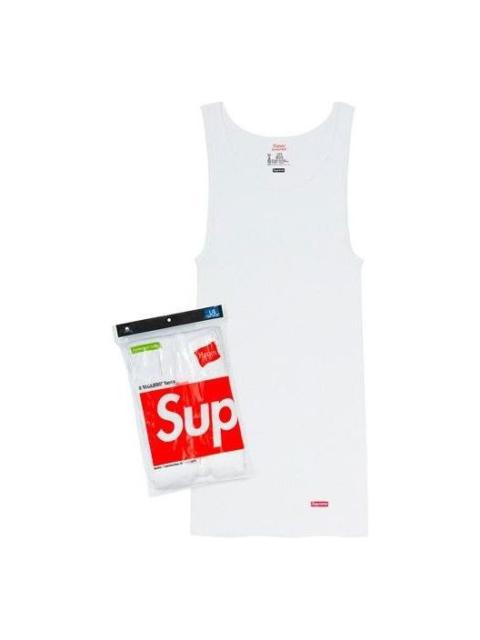 Supreme x Hanes Tagless Tank Tops (3 Pack) 'White' SUP-SS20-577