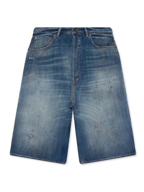 DENIM SHORTS - MID BLUE