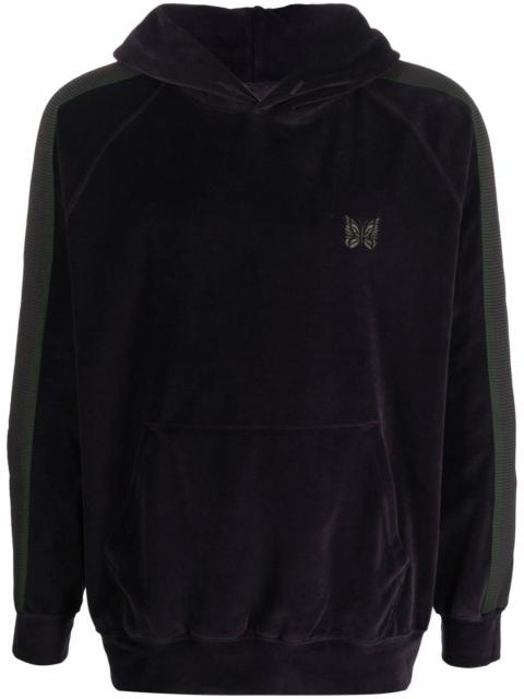 logo embroidered hoodie