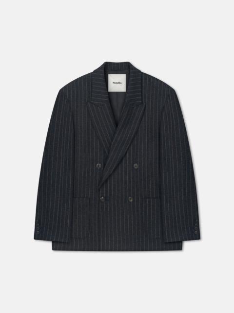 Double-Breasted Wool Blazer
