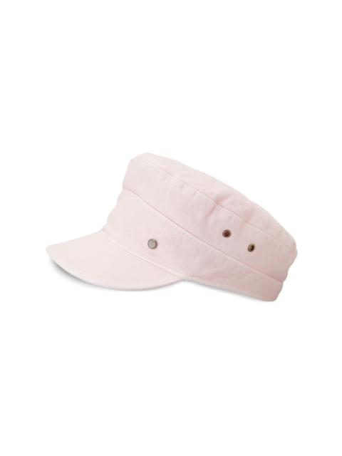 Romy eyelet-detail cotton cap