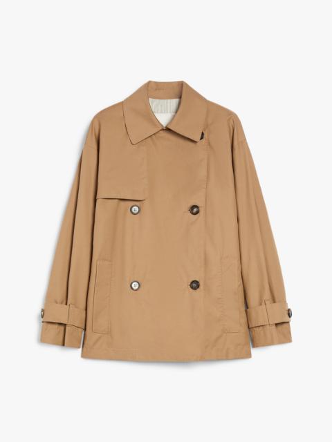 ZENO Short trench coat in water-repellent twill