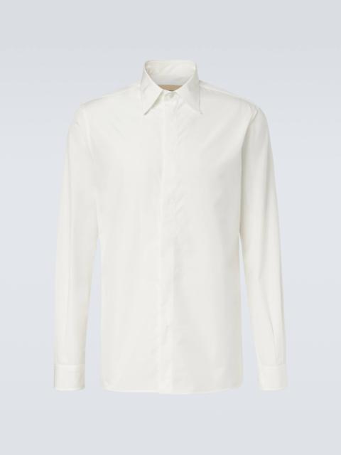 Cotton poplin shirt