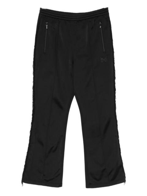 fringed logo trousers