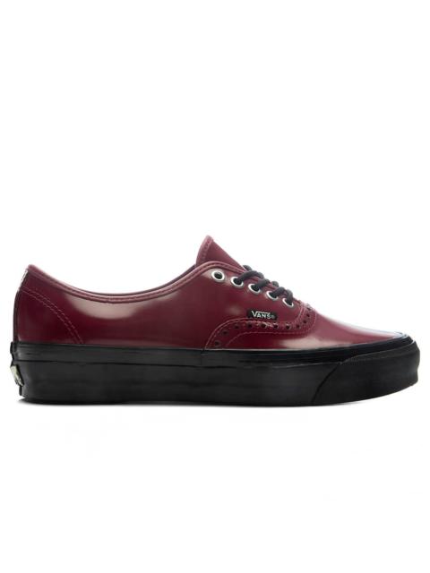 OTW PREMIUM AUTHENTIC 44 SIPED VIBRAM GLOSS LEATHER - BURGUNDY RED/BLACK