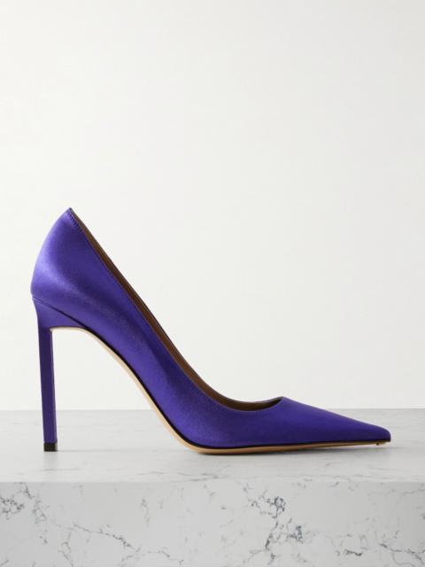 Betty satin pumps Purple