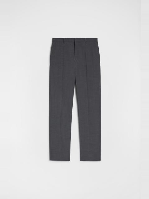 Wool Poplin Trousers