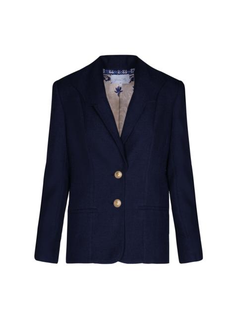 Vision Quest Linen Jacket navy