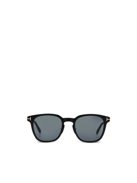 square full-rim sunglasses