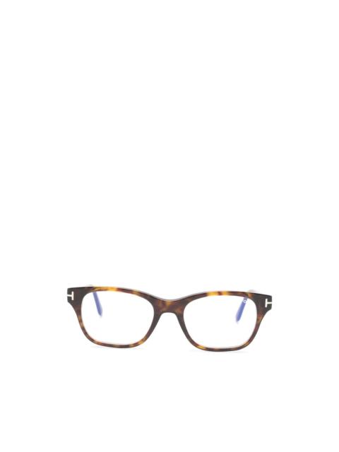 rectangle-frame glasses