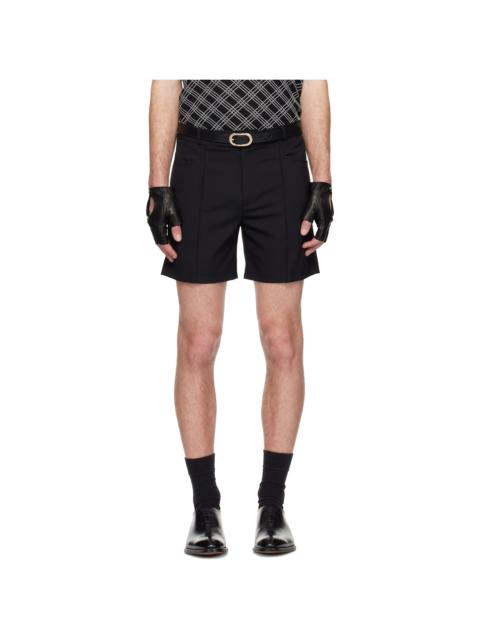 Black Tailored Shorts
