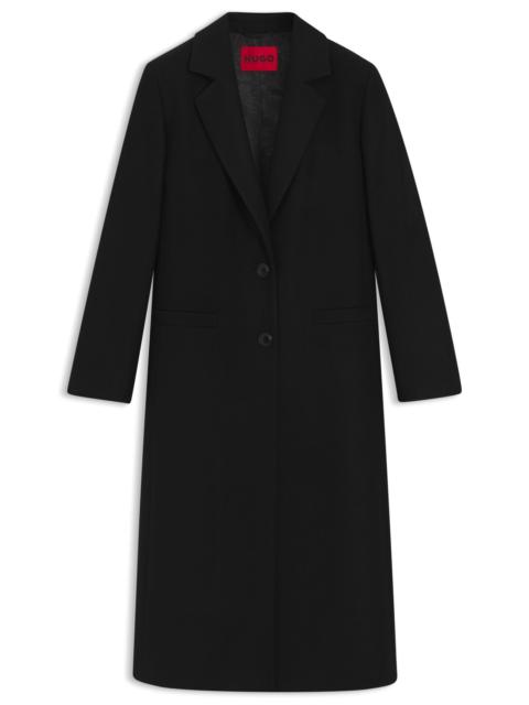 RELAXED-FIT COAT IN A WOOL BLEND