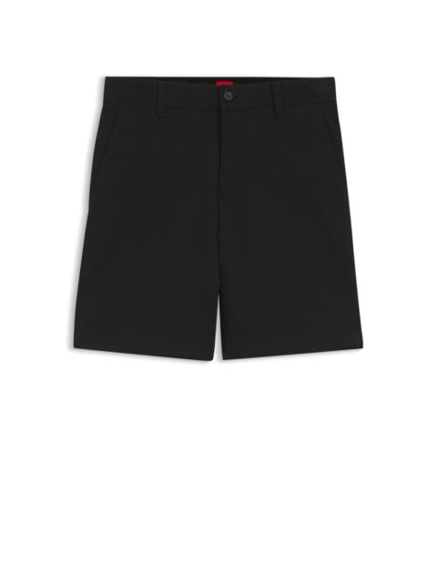 SLIM-FIT SHORTS IN STRETCH-COTTON TWILL