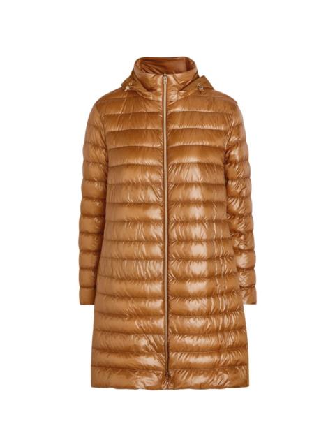 hooded padded coat