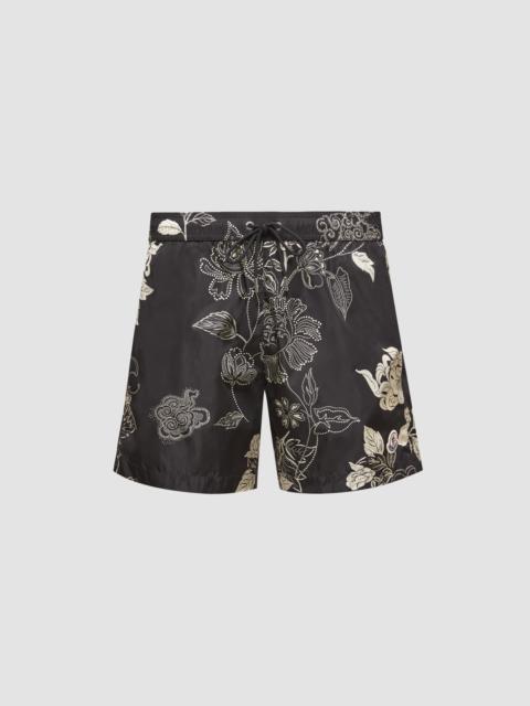 Floral Print Swim Shorts
