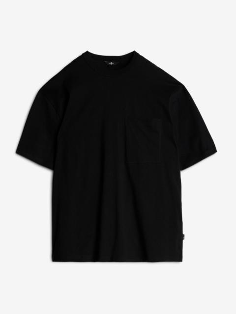 Short Sleeve Relaxed Tee in Black