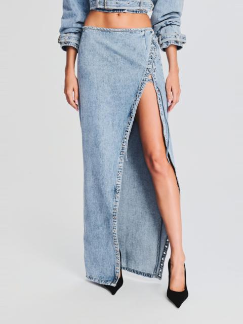 ZAHLIA DENIM SKIRT