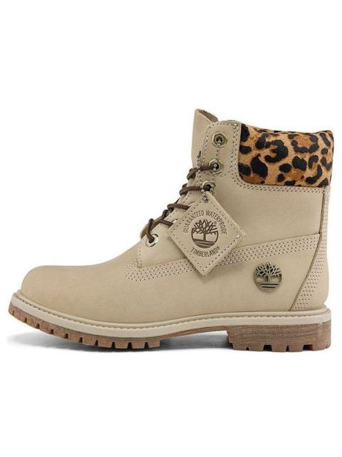 (WMNS) Timberland 6 Inch Safari Cheetah Waterproof Boot 'Ivory Nubuck' A2GY5W
