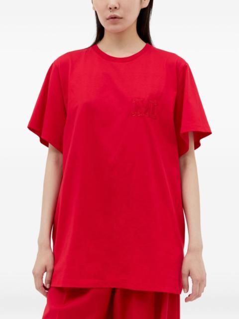 embroidered-logo T-shirt