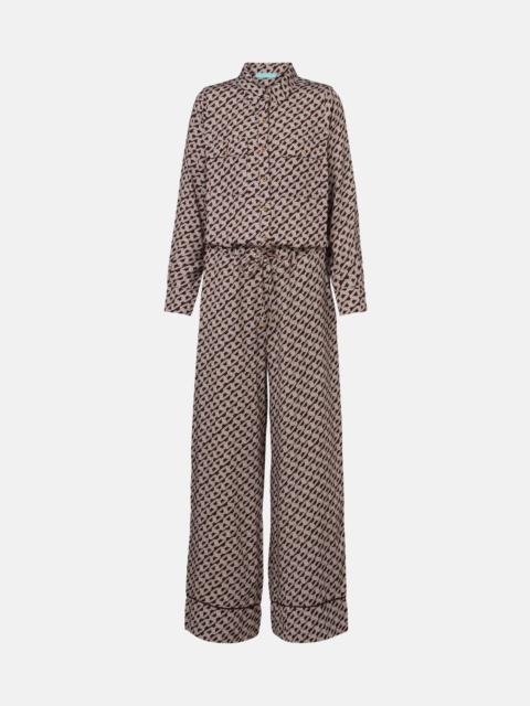 Una printed jumpsuit