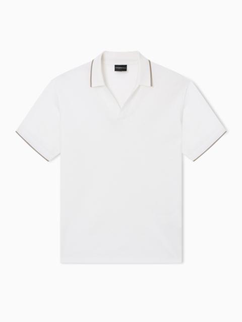 STRETCH PIQUÉ POLO SHIRT