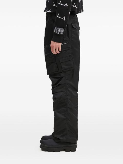 ruched cargo trousers