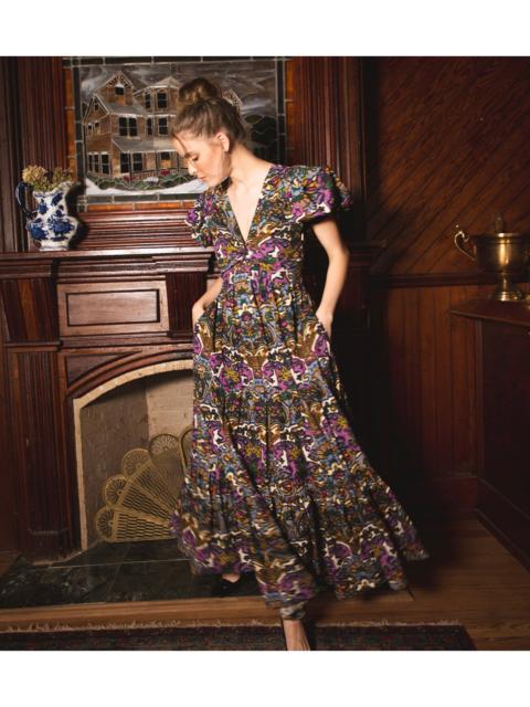 EVITA MIDI DRESS | MOSAIC IKAT