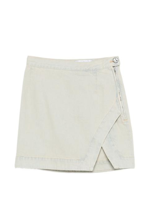Rita asymmetrical denim skirt