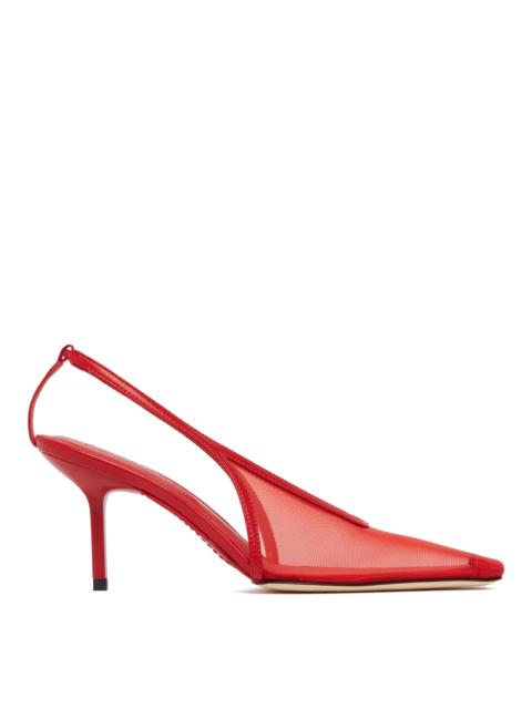 Red Valentina Slingbacks