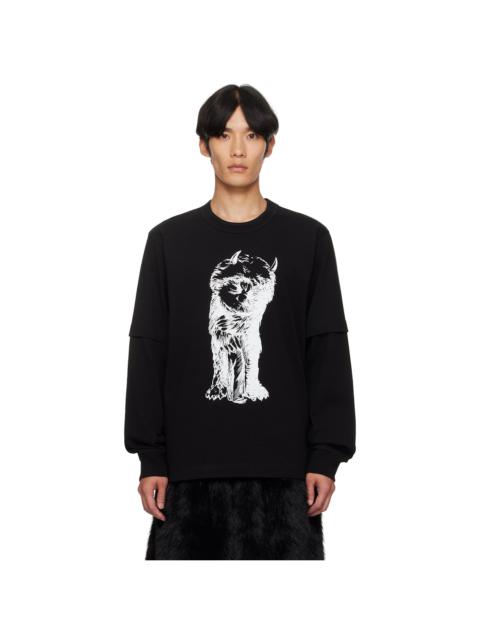 Black 'Where The Wild Things Are' Cotton T-shirt