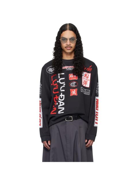 Black Oversized Long Sleeve T-shirt