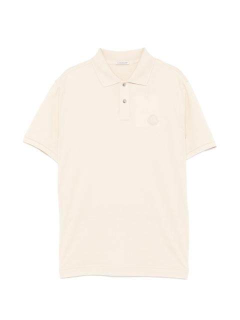 logo patch polo shirt