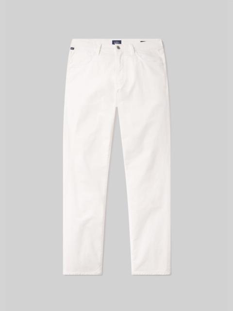 Gage Slim Straight Cashmere Touch Sateen
In Soft White