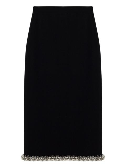 Idina embellished midi skirt