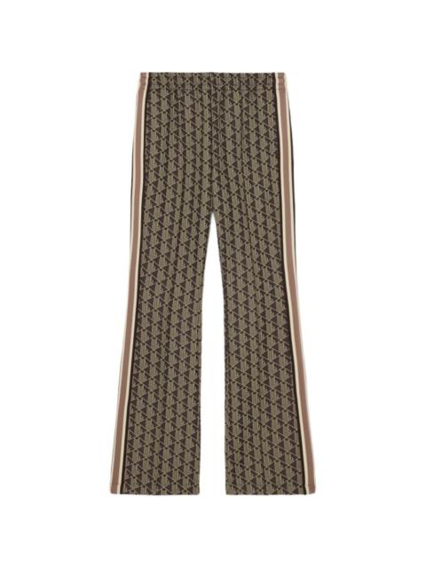 side-stripe monogram track pants