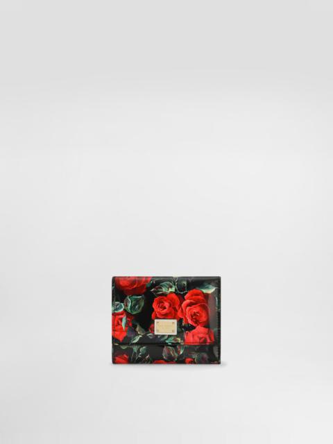 Polished calfskin wallet