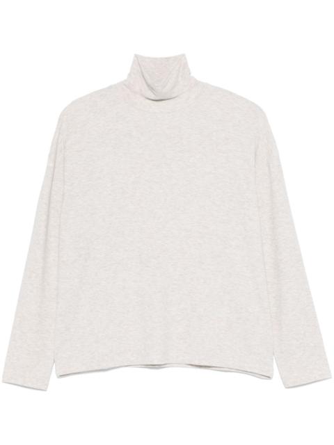 roll-neck long-sleeve top