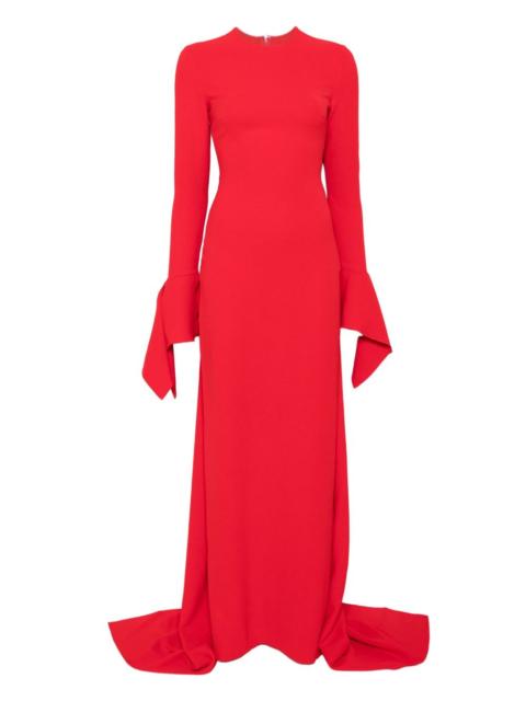Blake long-sleeve flared-cuff dress
