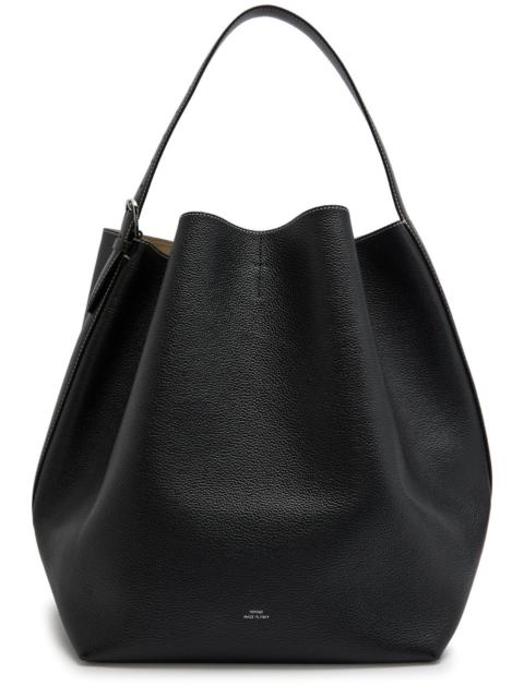 Toteme Belted Grained Leather Tote