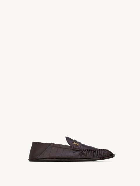 LE LOAFER PENNY SLIPPERS IN EEL