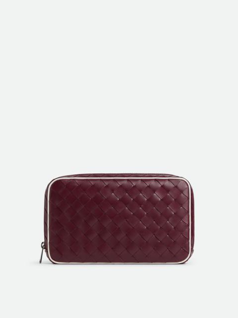 Intrecciato Medium Zipped Pouch