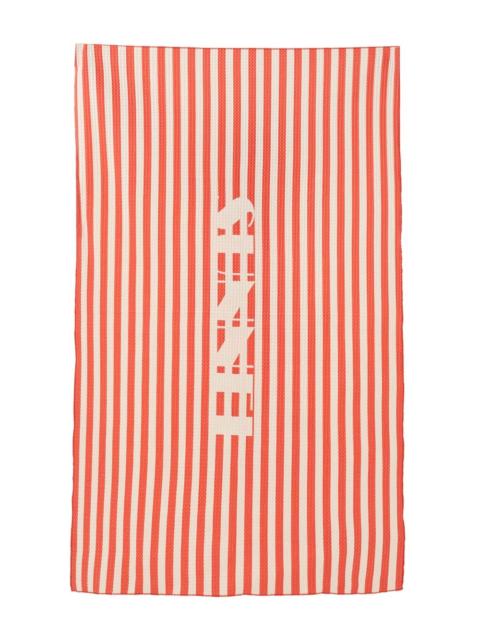 striped waffle towel