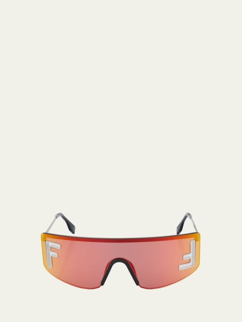 Men's Fendi Sport 141mm Shield Sunglasses