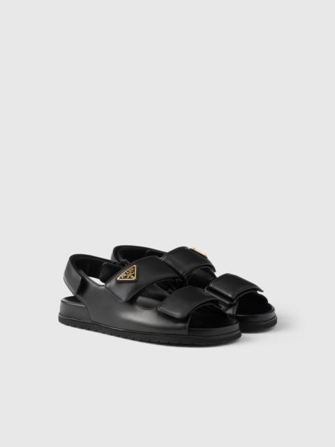 Nappa leather sandals