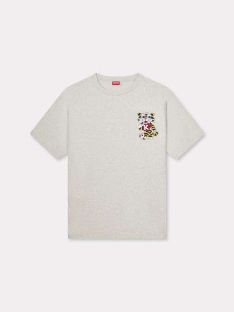 'KENZO Wild Tiger' embroidered oversized T-shirt in cotton