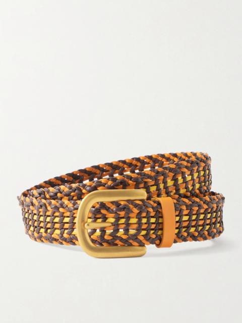 Sam Woven Leather Waist Belt