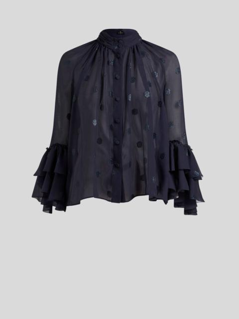 FIL COUPÉ GEORGETTE SHIRT