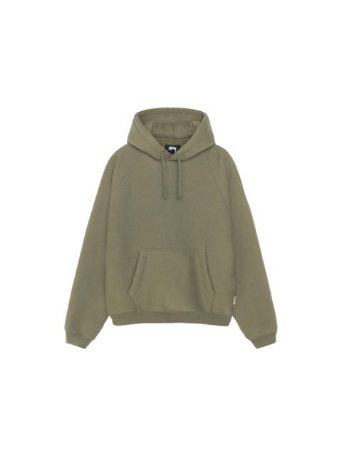 Stussy Fleece Raglan Hoodie Olive