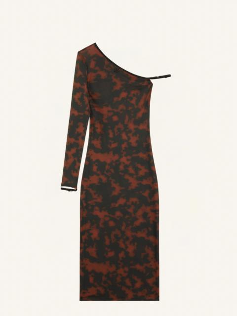 ONE SLEEVE TORTOISE LINGERIE DRESS