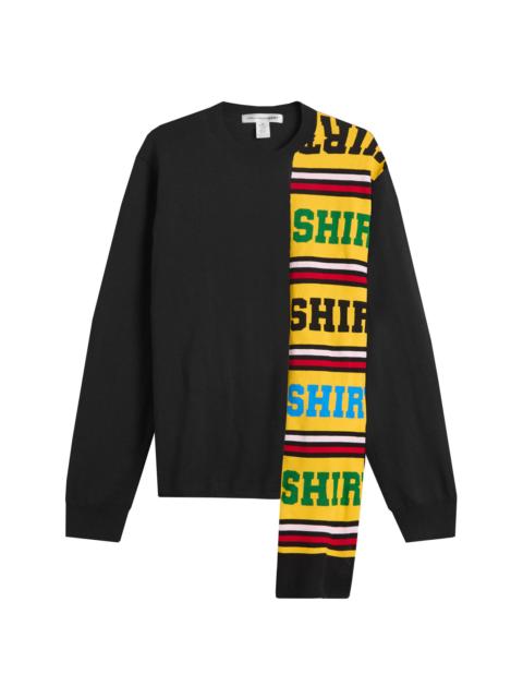 Comme des Garçons Shirt Football Scarf Knit